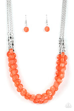 Load image into Gallery viewer, Paparazzi Pacific Picnic - Orange Necklace

