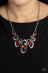Paparazzi Hypnotic Twinkle - Brown Necklace