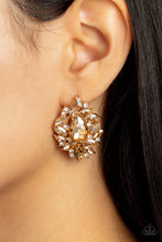 Load image into Gallery viewer, Paparazzi We All Scream for Ice QUEEN - Gold Earrings
