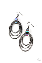 Load image into Gallery viewer, Paparazzi Intergalactic Glamour - Black Earring
