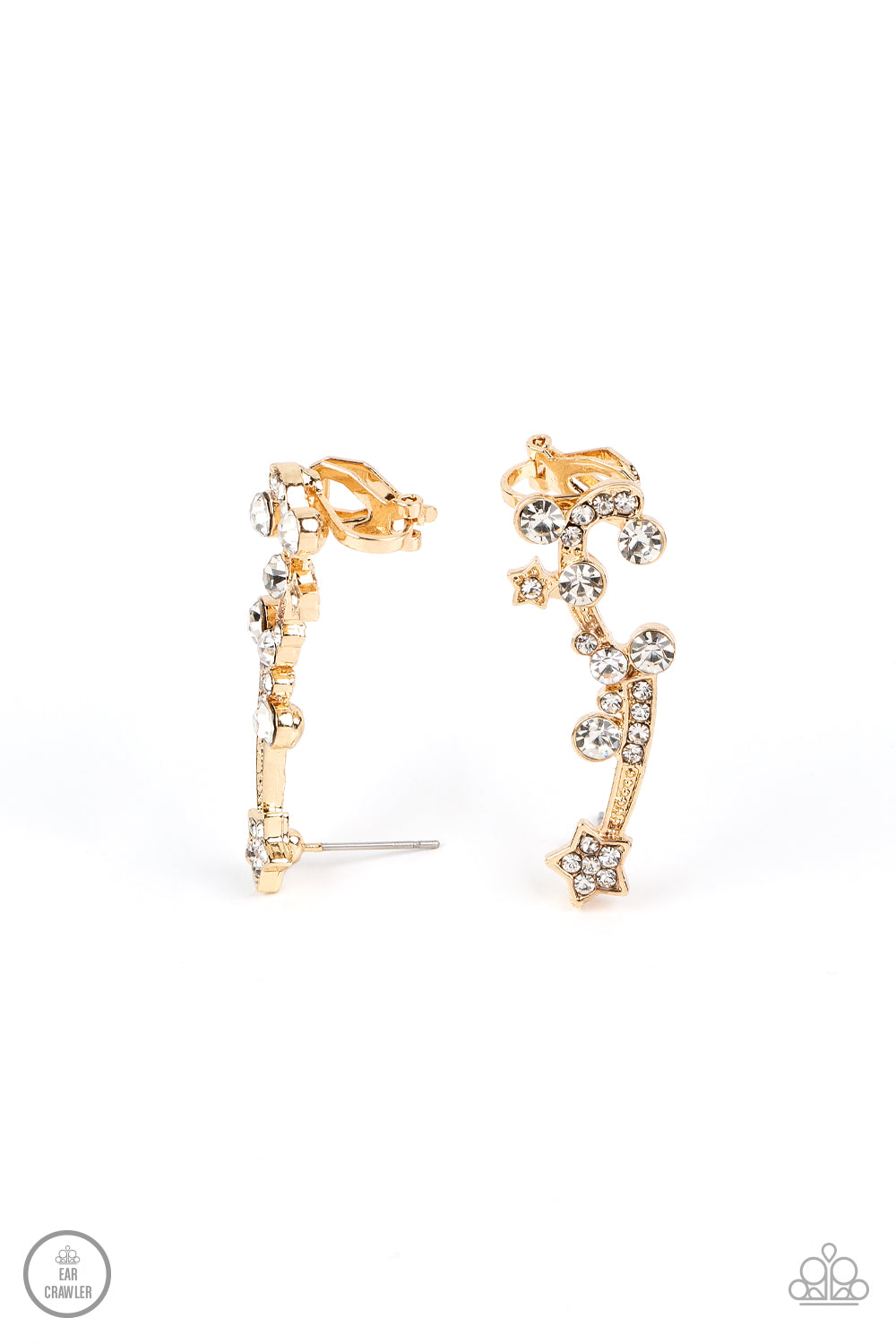 Paparazzi Astral Anthem - Gold Earring