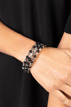 Load image into Gallery viewer, Paparazzi Colorfully Coiled - Black Bracelet
