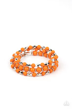 Load image into Gallery viewer, Paparazzi Colorfully Coiled - Orange Bracelet
