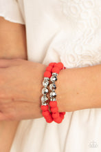 Load image into Gallery viewer, Paparazzi Dip and Dive - Red Bracelet
