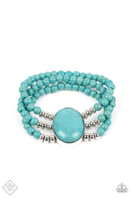 Load image into Gallery viewer, Paparazzi Stone Pools - Blue Bracelet
