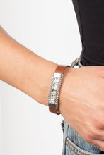 Load image into Gallery viewer, Paparazzi Rebel Reputation - Brown Bracelet
