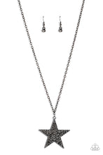Load image into Gallery viewer, Paparazzi Rock Star Sparkle - Black Necklace
