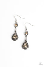 Load image into Gallery viewer, Paparazzi Dazzling Droplets - Brown Earrings

