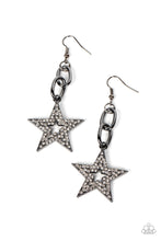 Load image into Gallery viewer, Paparazzi Cosmic Celebrity - Black Earrings
