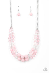 Paparazzi Vera-CRUZIN - Pink Necklace