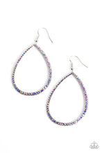 Load image into Gallery viewer, Paparazzi Black Tie Optional - Blue Earring
