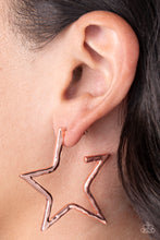 Load image into Gallery viewer, Paparazzi All-Star Attitude - Copper Earring
