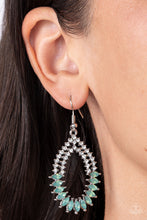 Load image into Gallery viewer, Paparazzi Lucid Luster - Green Earrings
