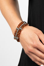 Load image into Gallery viewer, Paparazzi Prismatic Perceptions - Brown Bracelet
