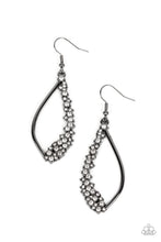 Load image into Gallery viewer, Paparazzi Sparkly Side Effects - Black Earrings
