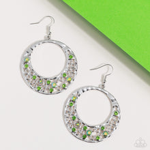 Load image into Gallery viewer, Paparazzi Enchanted Effervescence - Green Earrings
