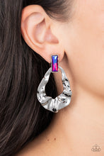 Load image into Gallery viewer, Paparazzi Metro Meltdown - Pink Earrings
