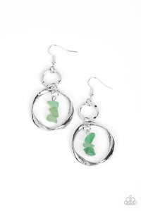 Paparazzi Good-Natured Spirit - Green Earrings