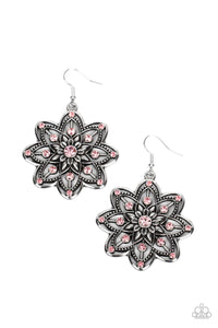 Paparazzi Prismatic Perennial - Pink Earrings