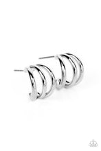 Load image into Gallery viewer, Paparazzi TRIPLE Down - Silver Earrings
