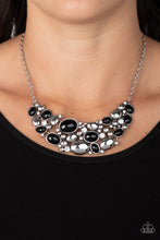 Load image into Gallery viewer, Paparazzi Contemporary Calamity - Black Necklace
