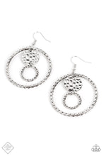 Load image into Gallery viewer, Paparazzi Mojave Metal Art - Silver Earring

