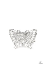 Load image into Gallery viewer, Paparazzi Fearless Flutter - White Ring

