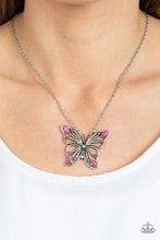 Load image into Gallery viewer, Paparazzi Badlands Butterfly - Pink Necklace
