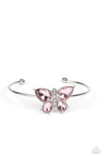 Load image into Gallery viewer, Paparazzi Butterfly Beatitude - Pink Bracelet
