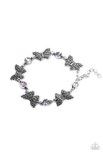 Load image into Gallery viewer, Paparazzi Has a WING to It - Purple Bracelet
