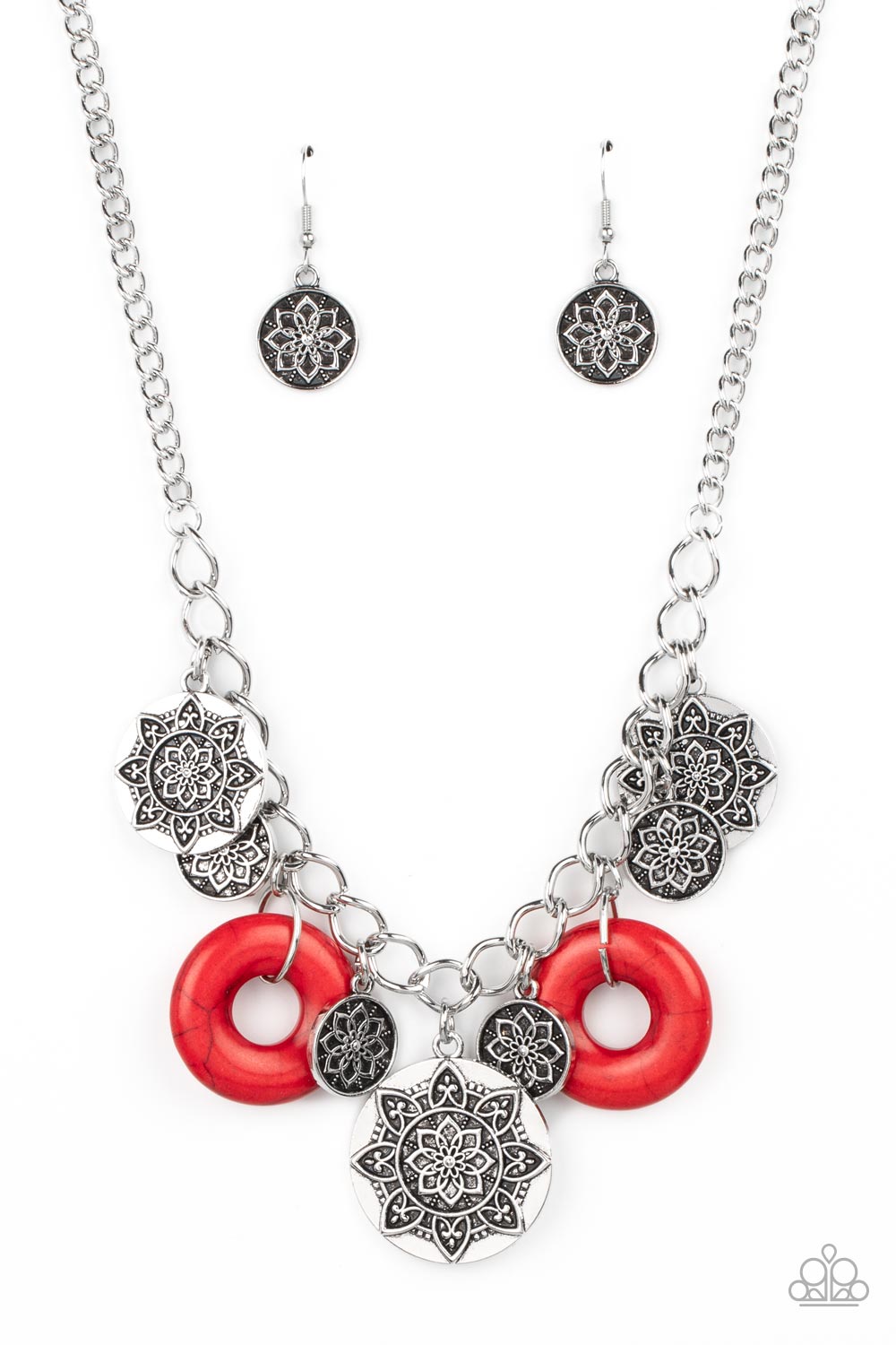 Paparazzi Western Zen - Red Necklace