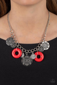 Paparazzi Western Zen - Red Necklace