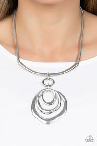 Paparazzi Forged in Fabulous - Silver Necklace