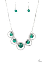 Load image into Gallery viewer, Paparazzi Elliptical Enchantment - Green Necklace
