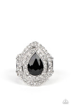 Load image into Gallery viewer, Paparazzi Icy Indulgence - Black Ring
