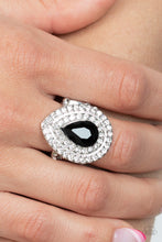 Load image into Gallery viewer, Paparazzi Icy Indulgence - Black Ring
