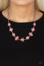Load image into Gallery viewer, Paparazzi Fleek and Flecked - Red Necklace
