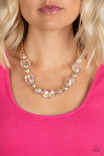 Load image into Gallery viewer, Paparazzi Prismatic Magic - Gold Necklace
