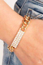 Load image into Gallery viewer, Paparazzi Icy Impact - Gold Bracelet
