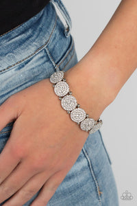 Paparazzi Palace Intrigue - White Bracelet