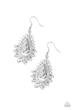 Load image into Gallery viewer, Paparazzi Boss Brilliance - White Earrings
