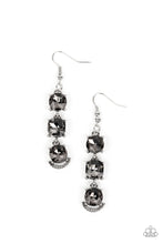 Load image into Gallery viewer, Paparazzi Determined to Dazzle - Silver Earring
