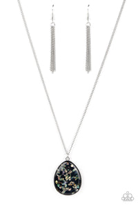 Paparazzi Shimmering Seafloors - Black Necklace