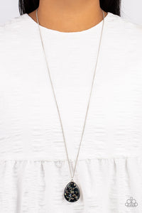 Paparazzi Shimmering Seafloors - Black Necklace