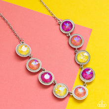 Load image into Gallery viewer, Paparazzi Queen of the Cosmos - Yellow Necklace
