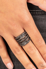 Load image into Gallery viewer, Paparazzi Knock-Out Opulence - Black Ring
