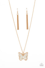 Load image into Gallery viewer, Paparazzi Gives Me Butterflies - Gold Necklace

