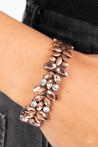 Paparazzi Glacial Gleam - Copper Bracelet