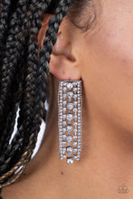 Load image into Gallery viewer, Paparazzi Starry Streamers - White Earrings
