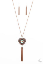 Load image into Gallery viewer, Paparazzi Prismatic Passion - Copper Necklace
